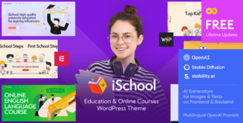 iSchool - Education & Online Courses WordPress Theme